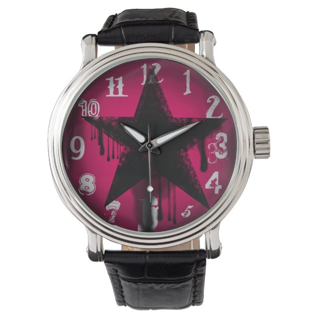 Montre de star du rock (devant)