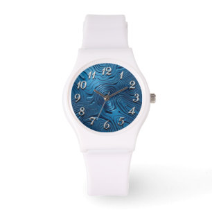 Montre de Style Cadran Bleu 