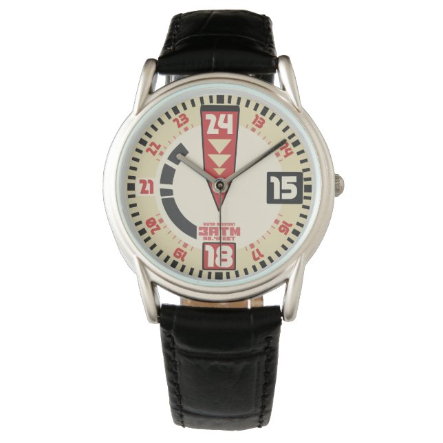 Montre de style militaire de l'aviateur vintage sp (devant)