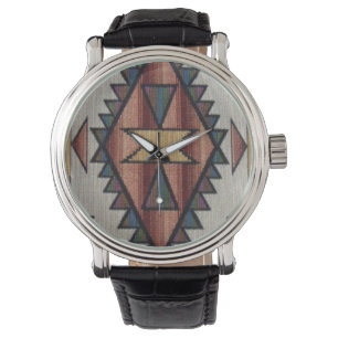 Montre de style vintage pour les femmes motifs du 