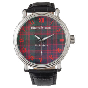 montre de tartan de mcdonald par le highsaltire