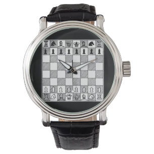 Montre de thème d'échecs
