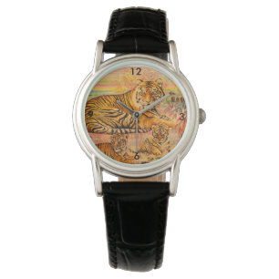 Montre de tigre de Women´s
