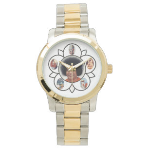 Montre de ton d'or et d'argent de Sathya Sai Baba