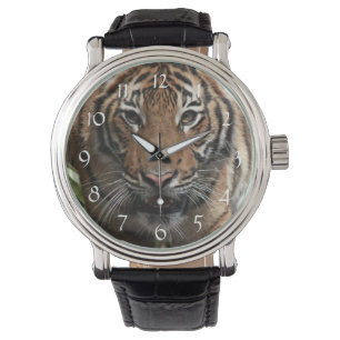 Montre de visage de tigre