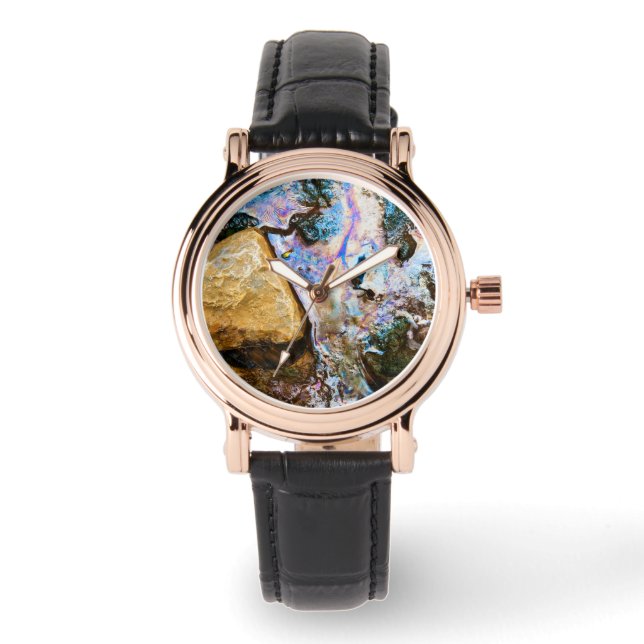 Montre d'eau douce nature abstraite (Recto)