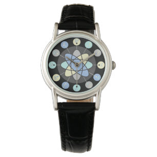 Montre Début du modèle atomique rétro moderne du milie