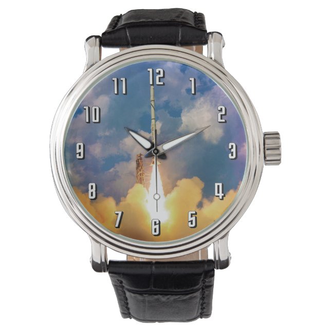 Montre Décollage du lancement de la fusée NASA Scout (devant)