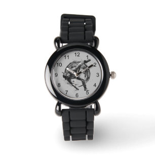 Montre Décor Style urbain Monochrome Motion Art