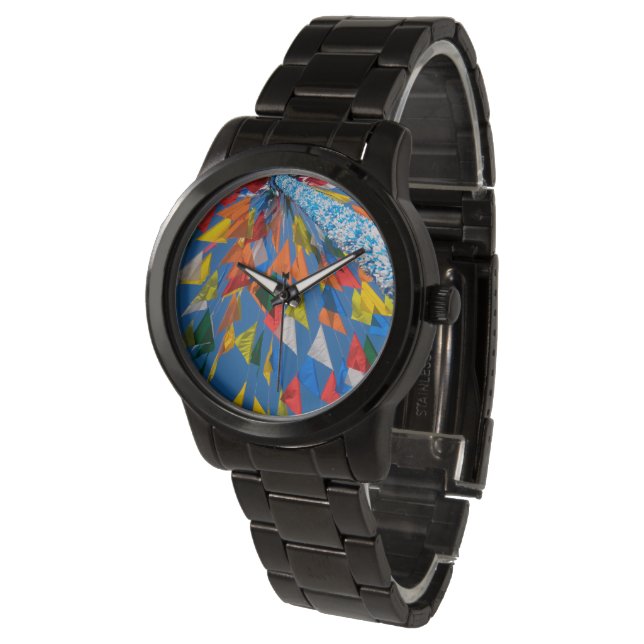 Montre Décoration de drapeau triangulaire (Incliné)