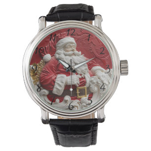 Montre Décoration de Père Noël fantaisiste pour la joie f