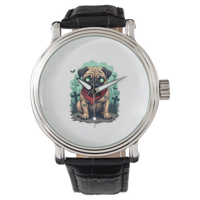 Montre Défilé de Pug Zombie (devant)