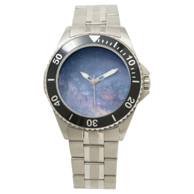 Montre Dégradé de galaxie d'étoiles (devant)