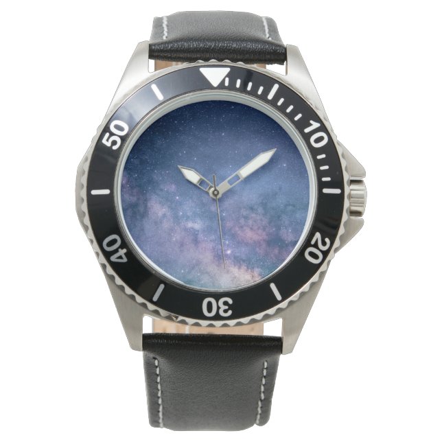 Montre Dégradé de galaxie d'étoiles (devant)