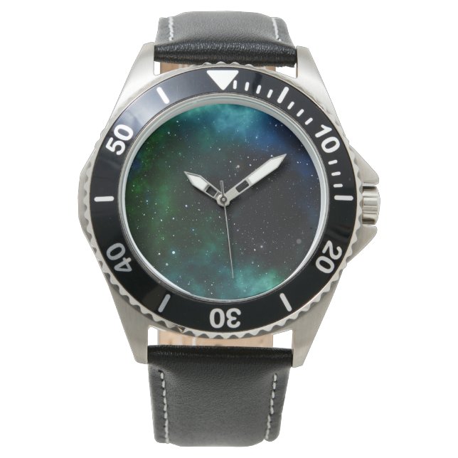 Montre Dégradé de galaxie d'étoiles (devant)