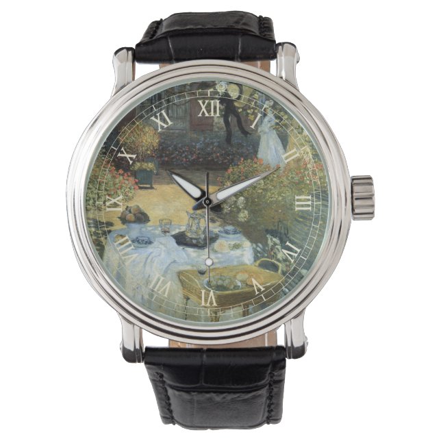 Montre Déjeuner par Claude Monet, Impressionnisme Vintage (devant)