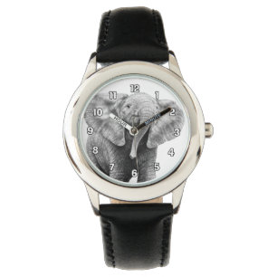 Montre d'éléphant de bébé