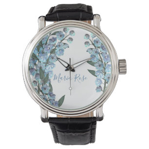 Montre Delphinium bleu