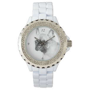 Montre d'émail de la fausse pierre des femmes de
