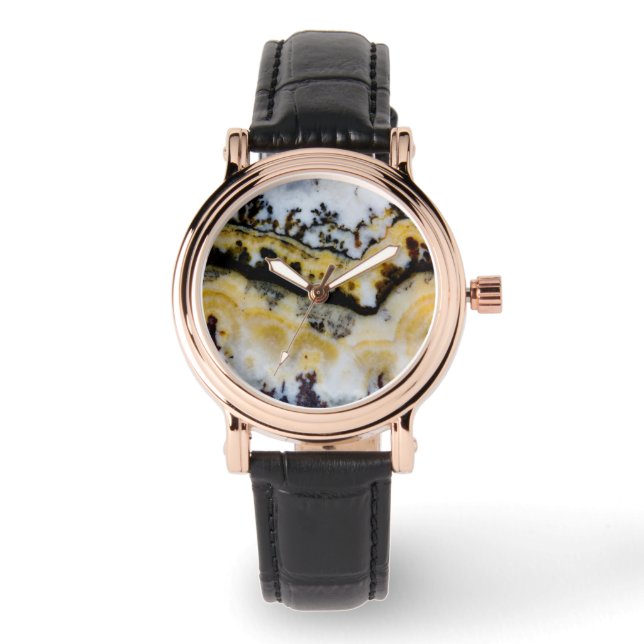 Montre Dentelle en argent Onyx (Recto)