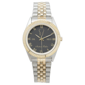 Montre Dentiste personnalisé avec nom et titre