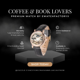 Montre des Amoureux du Café et des Livres