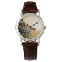 Des cabanes de plage au bord de la mer, Norfolk.