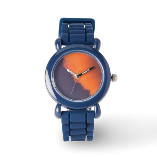 Montre Des nuages magiques et rêvés dans des couleurs rêv (Recto)