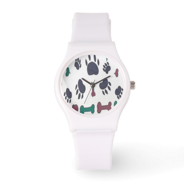 Montre des pattes et des os Amoureux de les chiens (Recto)