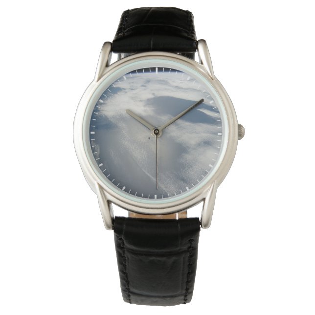 Montre Des Petits Satellites Orbitent Au-Dessus D'Une Par (devant)