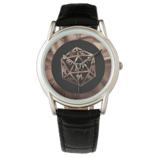 Montre Dés RPG | Imaginaire cuivre Retro Tabletop PnP Gam