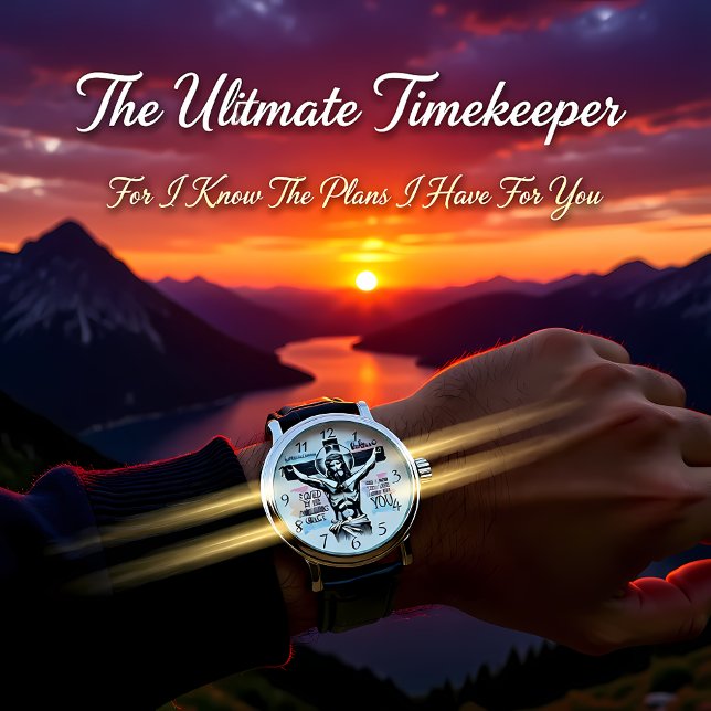 Montre Description complexe de Jésus sur la croix (Créateur téléchargé)