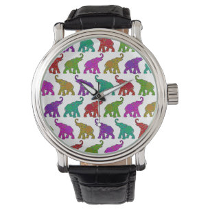 Montre Design de tuiles motifs Elephant Walk