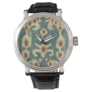 Montre Design décoratif de tissu Ikat par Chariklia Zarri