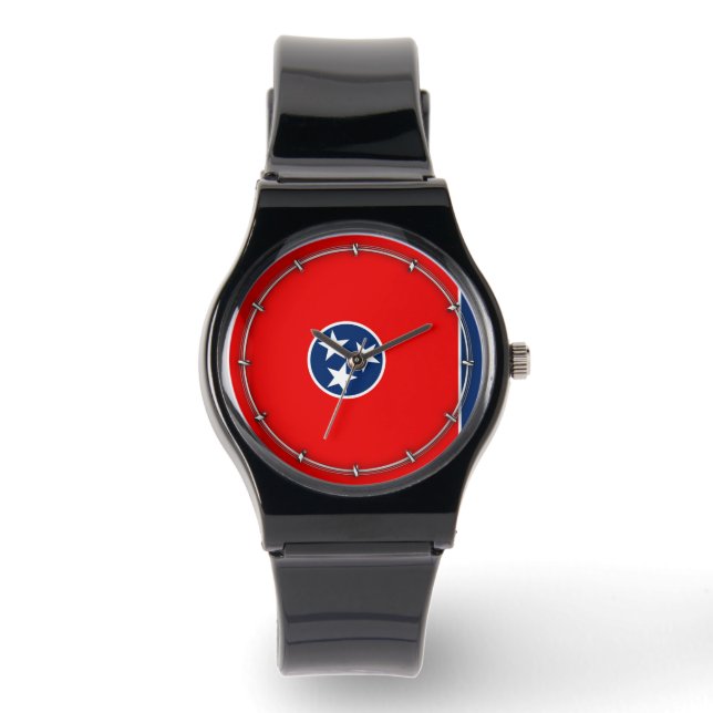 Montre Design du drapeau d'état du Tennessee (Recto)