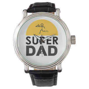 Montre Design moderne "SUPER DAD"