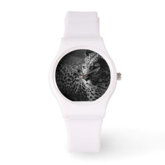Montre design noir et blanc