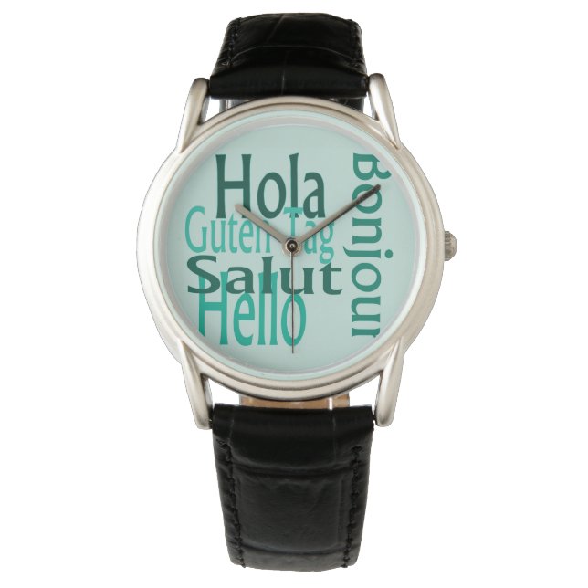 Montre design sportif (devant)