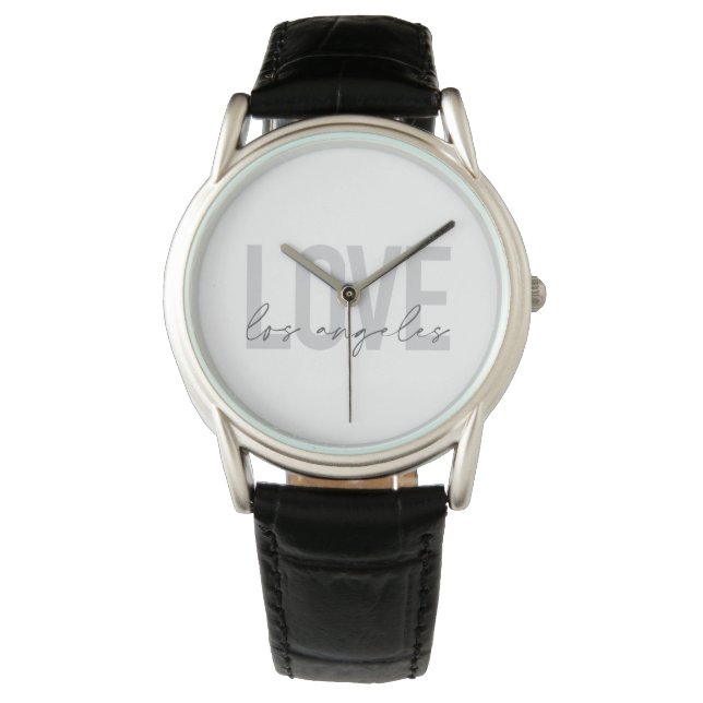 Montre Design urbain, simple et moderne de Love Los Angel (devant)