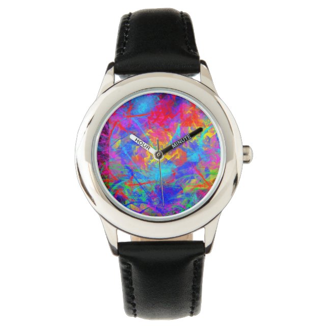 Montre Désordre de couleur (devant)