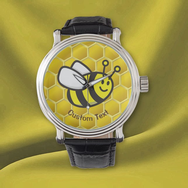 Montre Dessin animé d'abeille à miel (Créateur téléchargé)