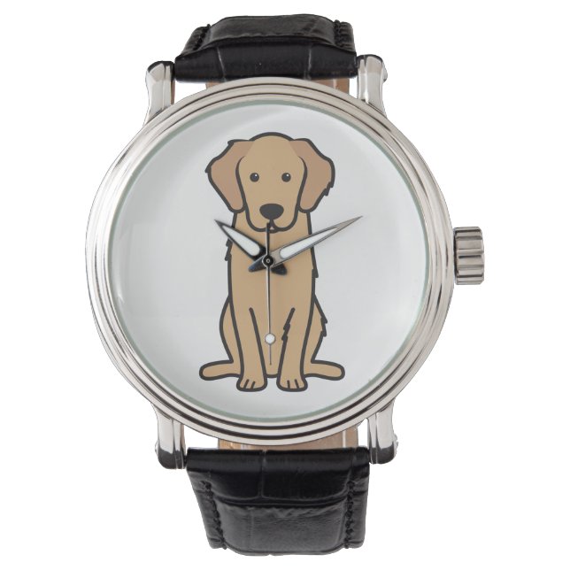 Montre Dessin animé de Golden Retriever (devant)