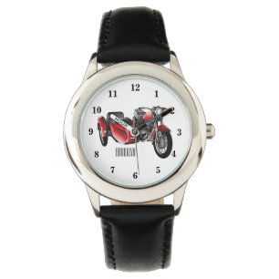 Montre dessin animé de la moto Sidecar