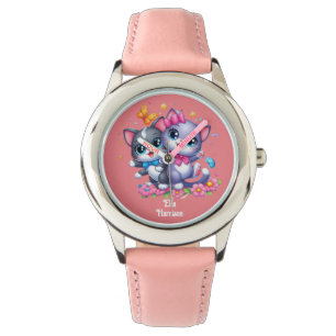 Montre dessin animé pour enfants kitty's