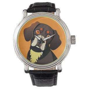 Montre Dessin de dessin mignon d'un chiot