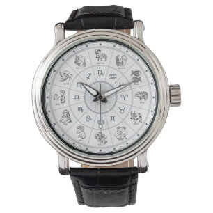 Montre Dessin de dessin zodiaque chargé
