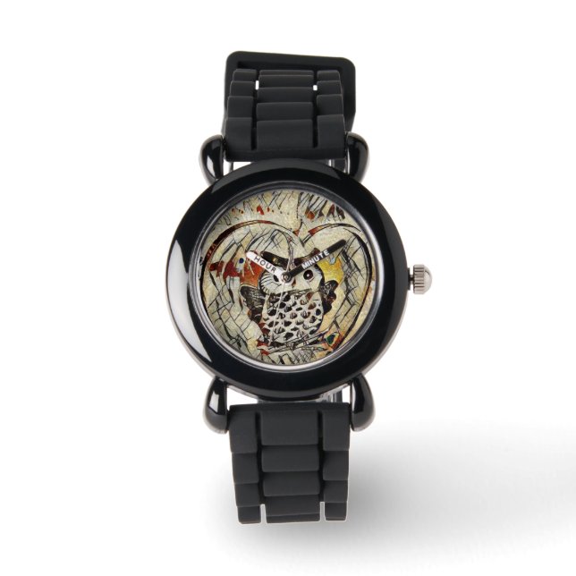 Montre Dessin de hibou (Recto)