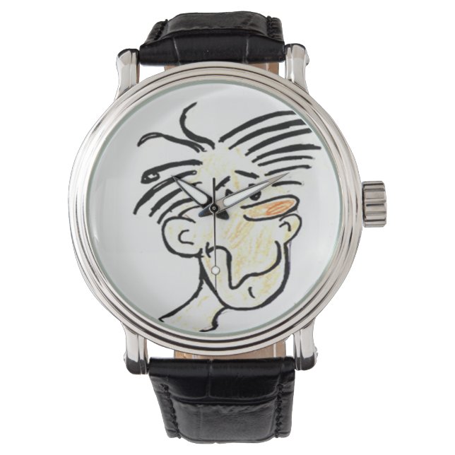 Montre Dessin de nerd (devant)