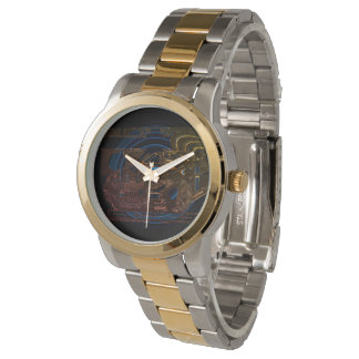 Montre Dessin d'encre de montage - voiture de sport la pi