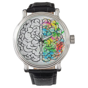 Montre Dessin d'idée de la psychologie cérébrale